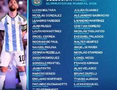 168娱乐-梅西领衔阿根廷世预赛名单
