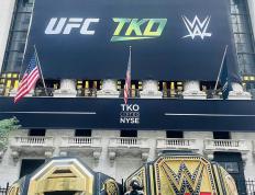 168娱乐-WWE与UFC联合公司正式挂牌上市，全新TKO腰带亮相！