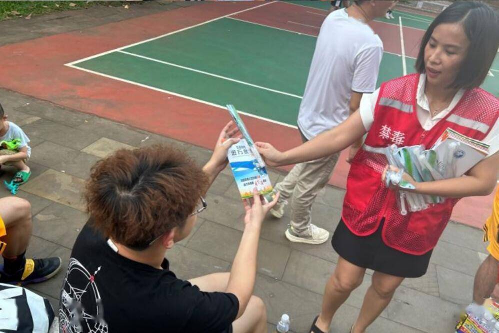 168娱乐-增进友谊 宣传禁毒 海口美兰区三江镇举办篮球比赛