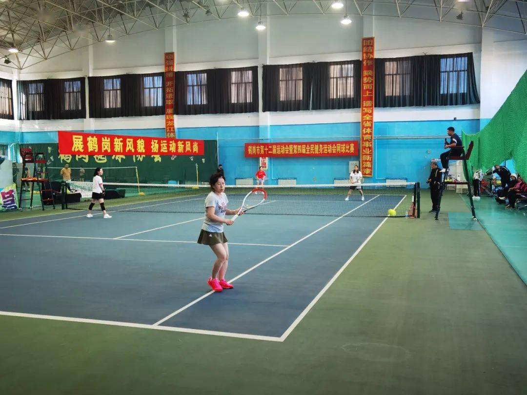 168娱乐-鹤岗市第十二届运动会暨第四届全民健身运动会网球比赛成功举办
